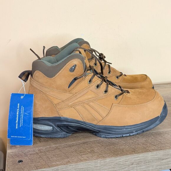 NEW Reebok TYAK RB4327 men’s athletic work boot size 14 composite toe TAN main image 12